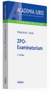 Abbildung von: ZPO-Examinatorium - Vahlen