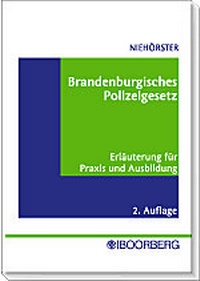 Abbildung von: Brandenburgisches Polizeigesetz - Boorberg