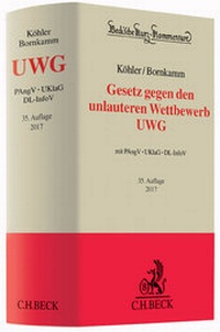 Abbildung von: Gesetz gegen den unlauteren Wettbewerb - C.H.BECK