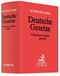 Bild vergrößern Bild: Deutsche Gesetze - Gebundene Ausgabe II/2016 - C.H.BECK