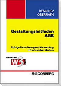 Abbildung von: Gestaltungsleitfaden AGB - Boorberg