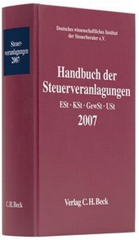 Abbildung von: Handbuch der Steuerveranlagungen 2007: ESt, KSt, GewSt Ust - C.H.BECK