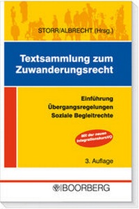 Enlarge image Cover: Textsammlung zum Zuwanderungsrecht - Boorberg