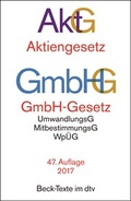 Abbildung von: Aktiengesetz, GmbH-Gesetz: AktG GmbHG - dtv