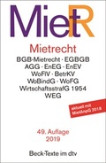 Cover: Mietrecht: MietR - dtv