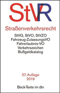 Abbildung von: Straßenverkehrsrecht: StVR - dtv