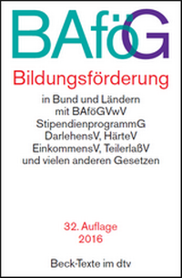 Abbildung von: BAföG Bildungsförderung - dtv