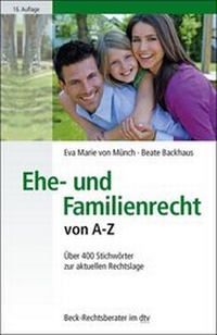 Abbildung von: Ehe- und Familienrecht von A - Z - dtv