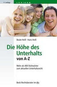 Abbildung von: Die Höhe des Unterhalts von A - Z - dtv