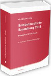Abbildung von: Brandenburgische Bauordnung 2016 - SV SAXONIA
