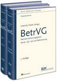 Enlarge image Cover: BetrVG - Fachmedien Recht und Wirtschaft