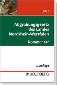 Bild: Abgrabungsgesetz des Landes Nordrhein-Westfalen - Boorberg