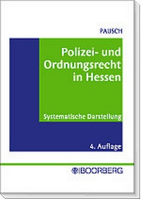 Abbildung von: Polizei- und Ordnungsrecht in Hessen - Boorberg