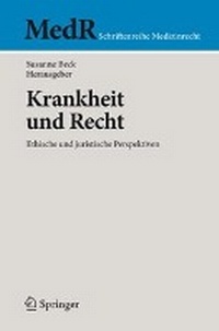 Abbildung von: Krankheit und Recht - Springer