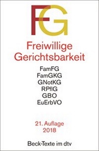 Abbildung von: Freiwillige Gerichtsbarkeit: FG - dtv