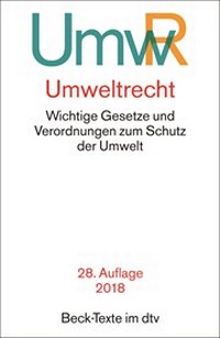 Abbildung von: Umweltrecht: UmwR - dtv