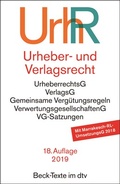 Cover: Urheber- und Verlagsrecht: UrhR - dtv