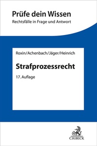 Abbildung von: Strafprozessrecht - C.H.BECK