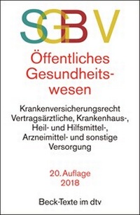 Abbildung von: SGB V - Recht des öffentlichen Gesundheitswesens - dtv
