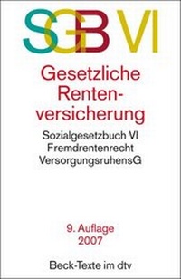 Abbildung von: SGB VI: Gesetzliche Rentenversicherung - dtv