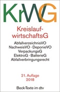 Abbildung von: Kreislaufwirtschaftsgesetz: KrWG - dtv