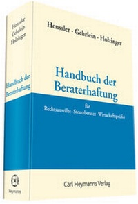 Abbildung von: Handbuch der Beraterhaftung - Carl Heymanns Verlag