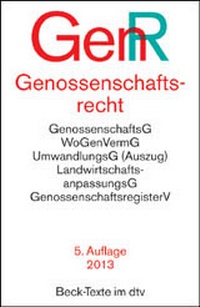 Abbildung von: Genossenschaftsrecht: GenR - dtv
