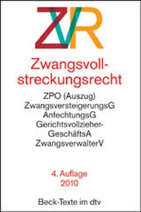 Abbildung von: Zwangsvollstreckungsrecht: ZVR - dtv