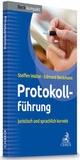 Cover: Protokollführung - C.H.BECK