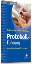 Cover: Protokollf&uuml;hrung - C.H.BECK