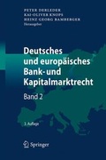 Cover: Deutsches und Europ&auml;isches Bank- und Kapitalmarktrecht - Springer