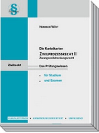 Abbildung von: Karteikarten Zivilprozessrecht II - Hemmer-Wüst