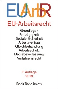Bild vergrößern Bild: EU-Arbeitsrecht: EUArbR - dtv