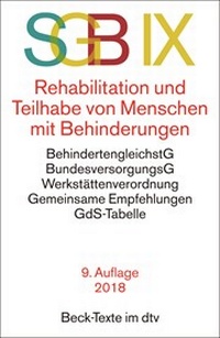 Abbildung von: SGB IX Rehabilitation und Teilhabe behinderter Menschen - dtv