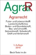 Cover: Agrarrecht: AgrarR - dtv