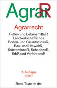 Enlarge image Cover: Agrarrecht: AgrarR - dtv