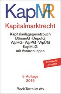 Abbildung von: Kapitalmarktrecht: KapMR - dtv