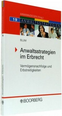 Abbildung von: Anwaltsstrategien im Erbrecht - Boorberg