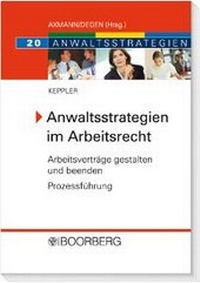Abbildung von: Anwaltstrategien im Arbeitsrecht - Boorberg