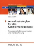 Cover: Anwaltsstrategien f&uuml;r das Kanzleimanagement - Boorberg