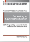 Cover: Der Vortrag im 1. juristischen Examen - Boorberg