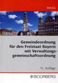 Abbildung von: Gemeindeordnung für den Freistaat Bayern - Boorberg
