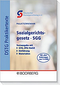 Abbildung von: Sozialgerichtsgesetz  SGG - Boorberg