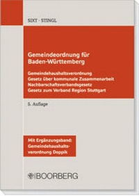 Bild: Gemeindeordnung für Baden-Württemberg - Boorberg