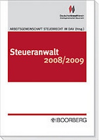 Abbildung von: Steueranwalt 2008/2009 - Boorberg