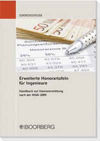 Abbildung von: Erweiterte Honorartafeln für Ingenieure - Boorberg