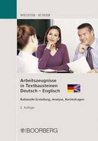 Abbildung von: Arbeitszeugnisse in Textbausteinen Deutsch - Englisch - Boorberg