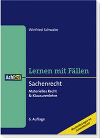 Bild vergrößern Bild: Sachenrecht - Boorberg