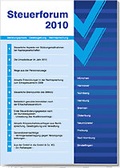 Cover: Steuerforum 2010 - Boorberg