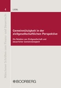 Cover: Gemeinn&uuml;tzigkeit in der zivilgesellschaftlichen Perspektive - Boorberg